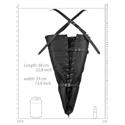 Ouch! Xtreme Camisole pour Bras Lace-Up Full Noire